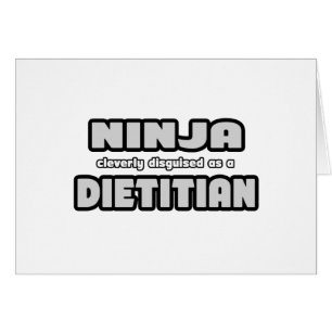 Ninja Cleverly Disguised As A Dietician