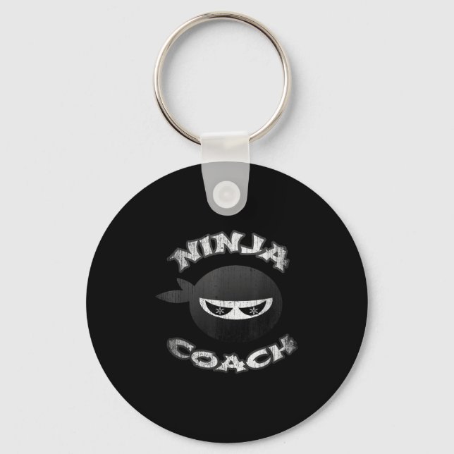 Ninja Coach Multitasking Team Trainer Speaker Gym  Keychain (Front)