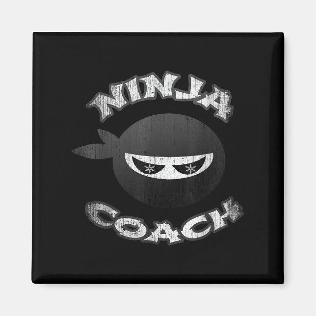 Ninja Coach Multitasking Team Trainer Speaker Gym  Magnet (Front)
