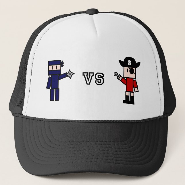 Ninja contre des casquettes de pirates (Devant)