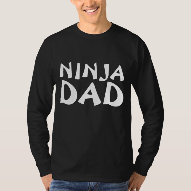 NINJA DAD Funny T-Shirts (Front)