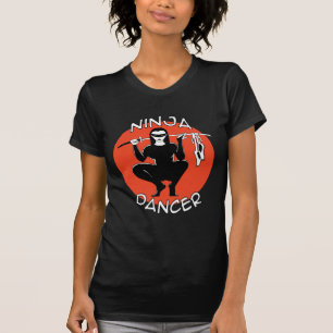 ninja dancer woman fitted t-shirt