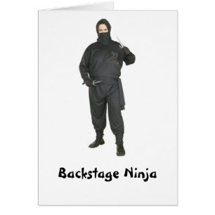 Ninja dans les coulisses