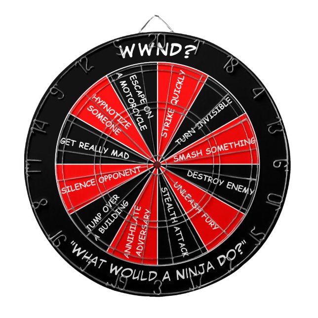 Ninja Dartboard (Front)