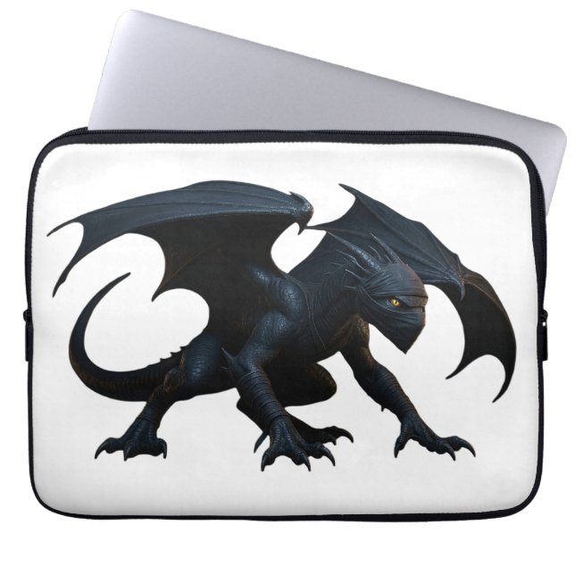 Ninja Dragon Laptop Sleeve (Front)
