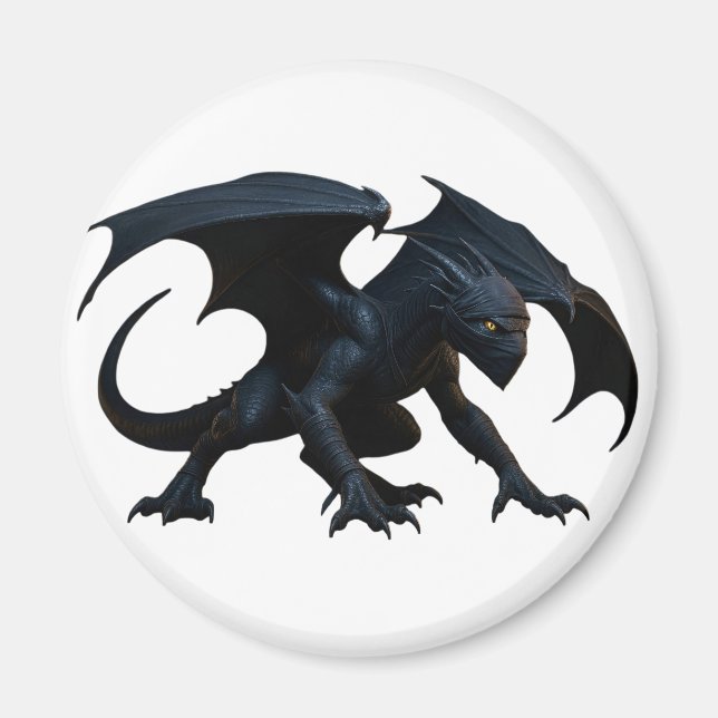 Ninja Dragon Magnet (Front)