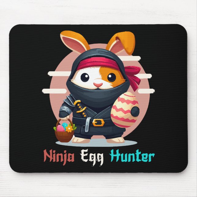 Ninja Egg Hunter Mouse Pad (Front)