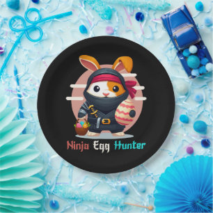 Ninja Egg Hunter Paper Plate