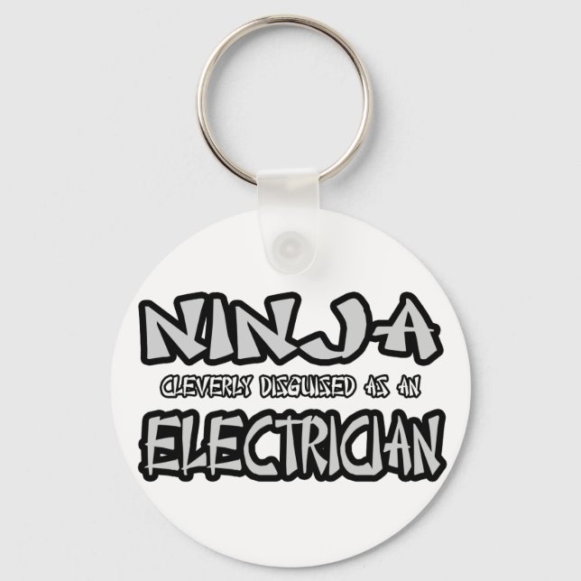 Ninja...Electrician Keychain (Front)