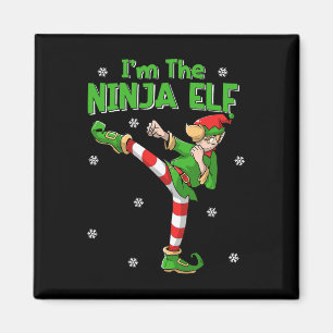 Ninja Elf Karate Taekwondo Martial Arts Mma Christ Magnet
