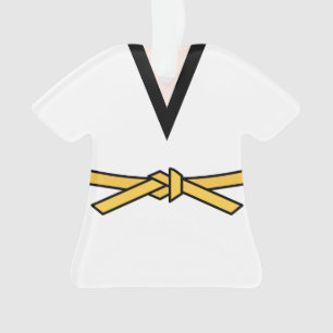 Ninja En Formation Ornement De Ceinture Jaune