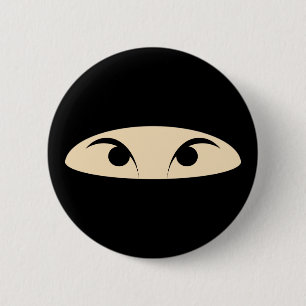 Ninja Face 2 Inch Round Button