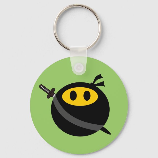Ninja face keychain (Front)