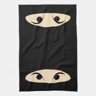 Ninja Face Kitchen Towel