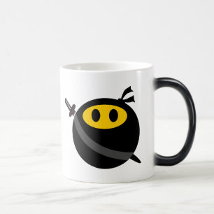 Ninja face magic mug