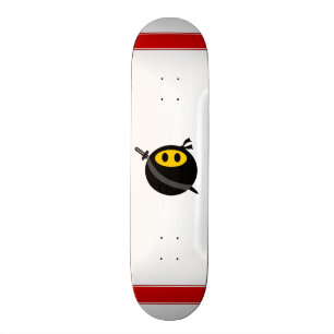 Ninja face skateboard