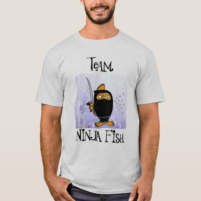 ninja fish 1 T-Shirt (Front)