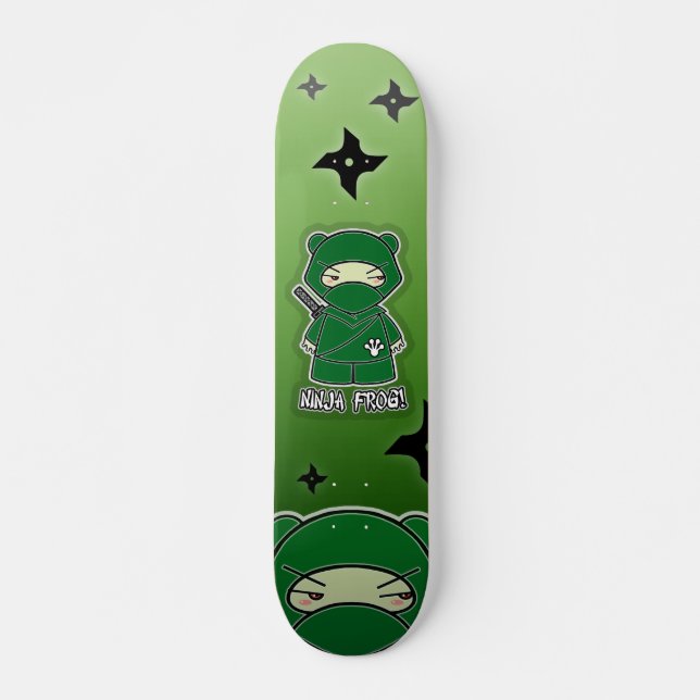 Ninja Frog! Skateboard (Front)