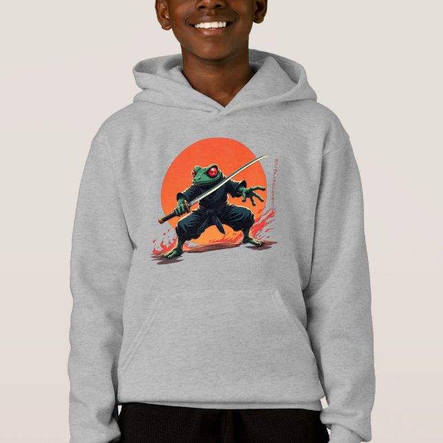 Ninja Frog Warrior – Samurai Katana Anime Fighter  (Front)
