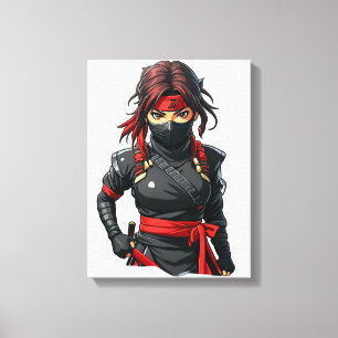 Ninja Girl Canvas Print