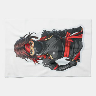Ninja Girl Kitchen Towel