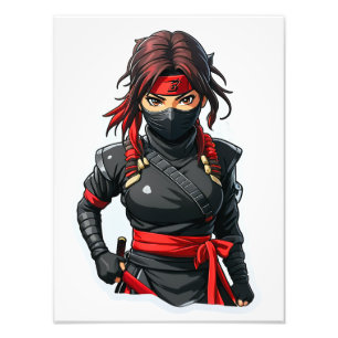 Ninja Girl Photo Print