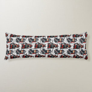 Ninja Girls Anime With Text Pattern Design Body Pillow