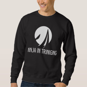 Ninja In Training  For Boys Japan Warrior Ninja Ey Sweatshirt