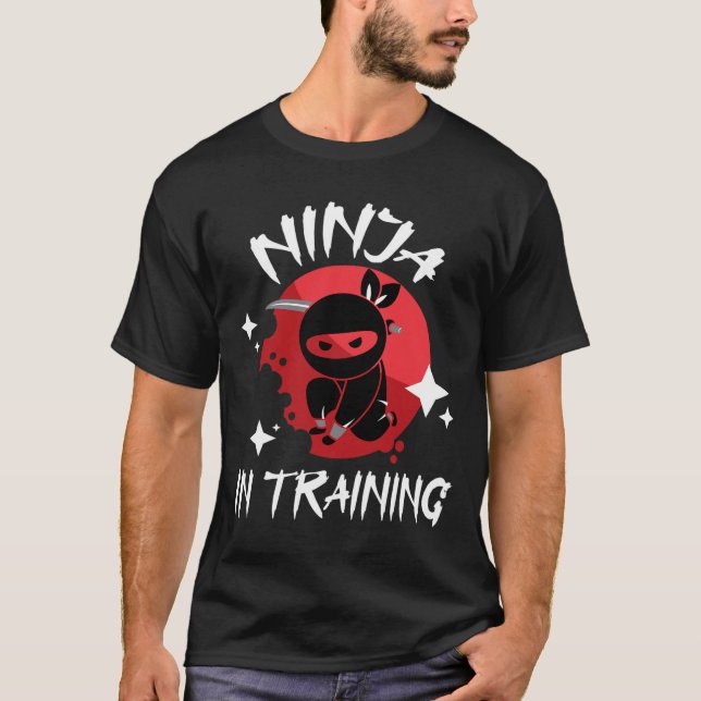 Ninja In Training - Karate Taekwondo Mixed Martial T-Shirt (Front)