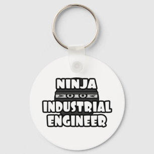Ninja Industrial Engineer Keychain