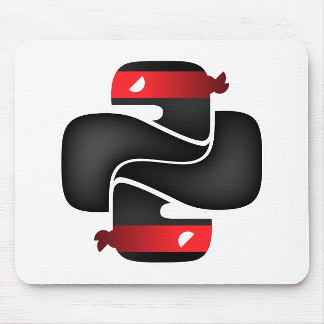 Ninja items mouse pad (Front)