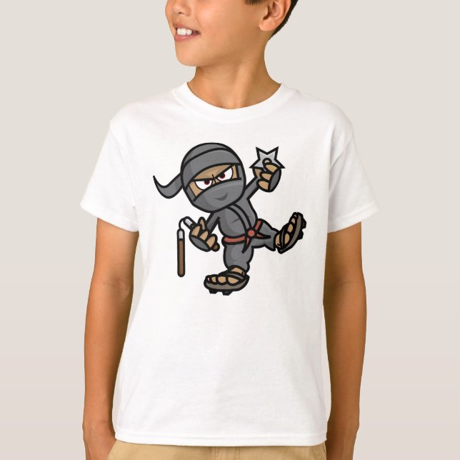 Ninja Kids American Apparel T-Shirt (Front)
