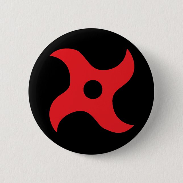 Ninja Killer 2 Inch Round Button (Front)