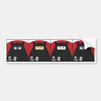 Ninja Kitty Bumper Sticker