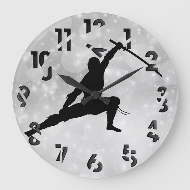 Ninja Large Clock (Front)