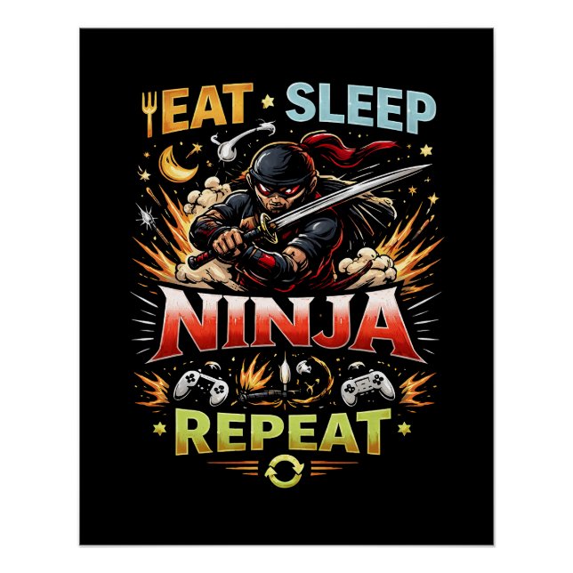 Ninja Life Loop Poster (Front)