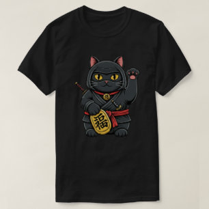 Ninja Maneki Neko  T-Shirt