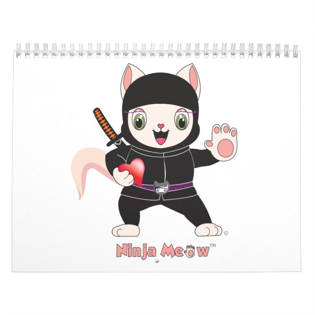 Ninja MEOW™ Calendar (Cover)