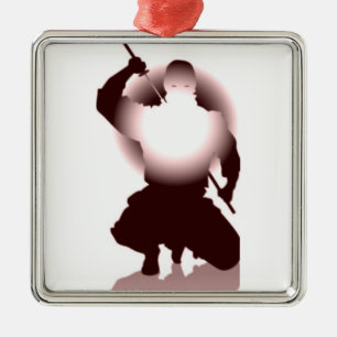 Ninja Metal Ornament