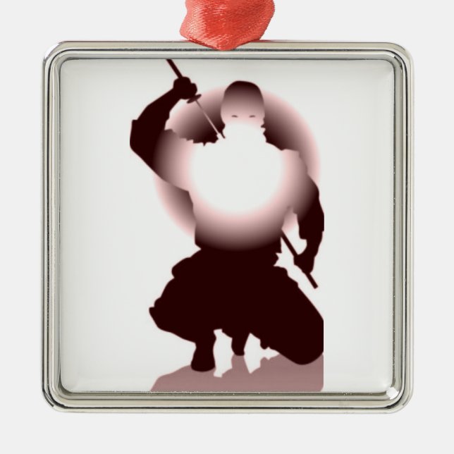 Ninja Metal Ornament (Front)