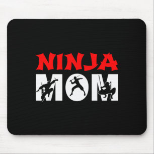 Ninja Mom Funny Ninja Mom For Women Mouse Pad