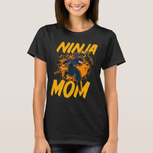 Ninja Mom Warrior Funny T-Shirt