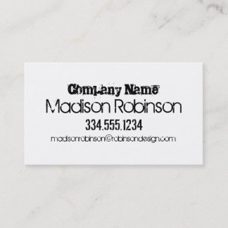 Ninja; Neon Green Stripes. Business Card