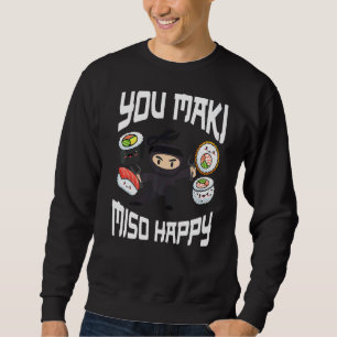 Ninja Ninjutsu Shaolin Shuriken Katana Sword Spy S Sweatshirt