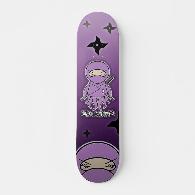 Ninja Octopus! Skateboard (Front)