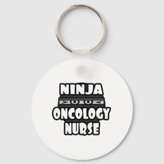 Ninja Oncology Nurse Keychain