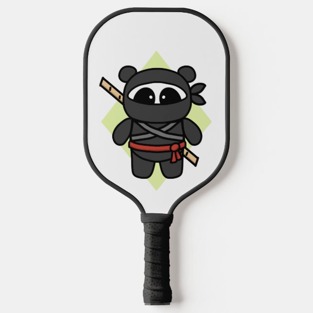 Ninja Panda by Amanda Roos Pickleball Paddle (Front)