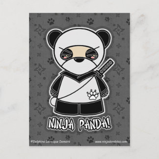 Ninja Panda ! Carte postale