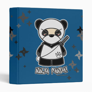 Ninja Panda! With Shurikens Binder