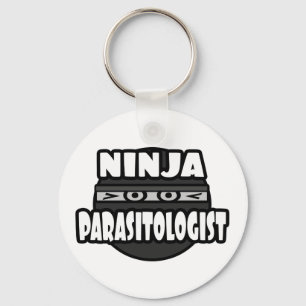 Ninja Parasitologist Keychain